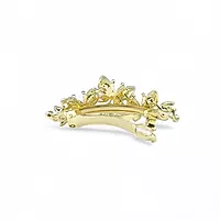 Elegant Butterfly Gold Barrette with Sparkling Crystals