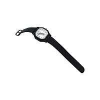 Bollin Unisex Octagonal Quartz Watch with Black Resin Strap