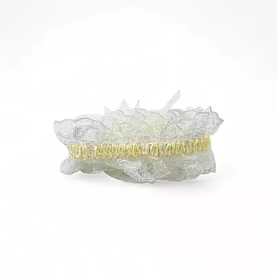 Delicate Ivory Lace & Tulle Baby Girl Headband - Newborn to Toddler