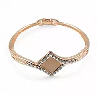 Renos Rose Gold Women’s Watch & Crystal Bracelet Gift Set