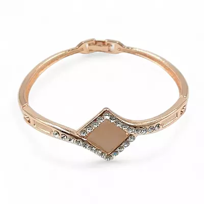 Renos Rose Gold Women’s Watch & Crystal Bracelet Gift Set