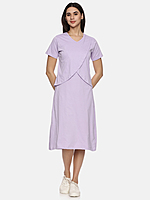 Womens Cotton Zipless Feeding Night Dress/Gown Claf Length, Feeding Coverup Pregnancy Dresses,Maternity Feeding Nighty Without Zip for Women,Easy Nursing & Breastfeeding Womens Cotton Zipless Feeding Night Dress/Gown Claf Length, Feeding Coverup Pregnancy Dresses,Maternity Feeding Nighty Without Zip for Women,Easy Nursing & Breastfeeding