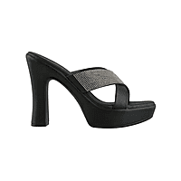 Amazing Crystal Platform Heels