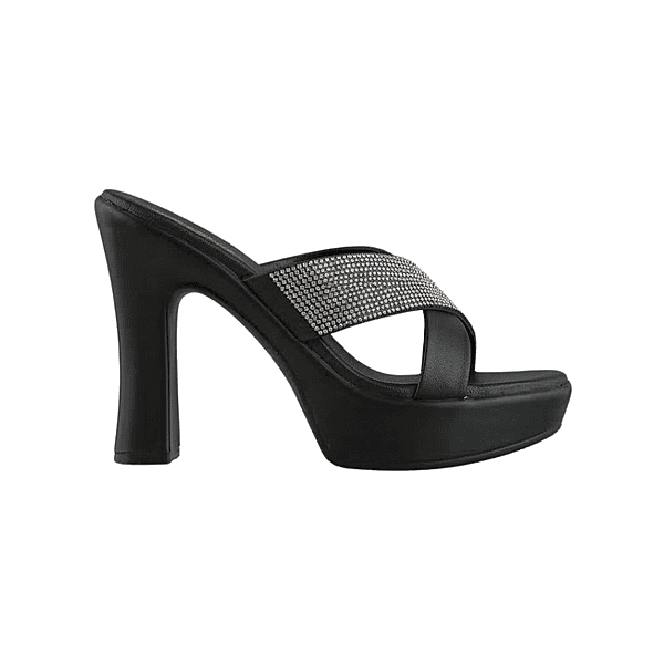 Amazing Crystal Platform Heels