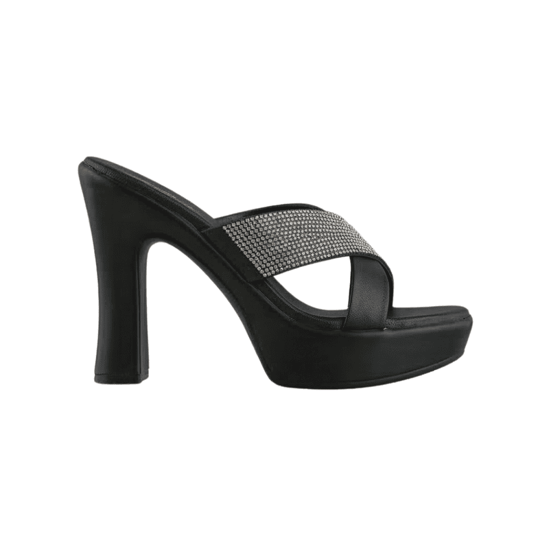 Amazing Crystal Platform Heels