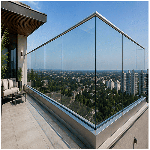 Terrace Glass Railing