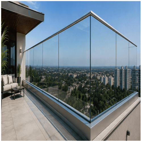 Terrace Glass Railing