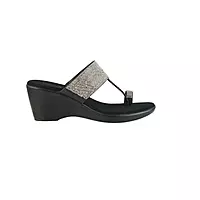 Amazing Crystal Wedge Sandals