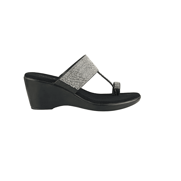 Amazing Crystal Wedge Sandals