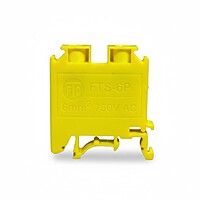 32 Amp 6 mm² Polymide Terminal Block Yellow | FTS-6PC