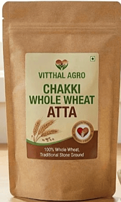 Vitthal 100% Whole Wheat Chakki Fresh Atta Vitthal 100% Whole Wheat Chakki Fresh Atta