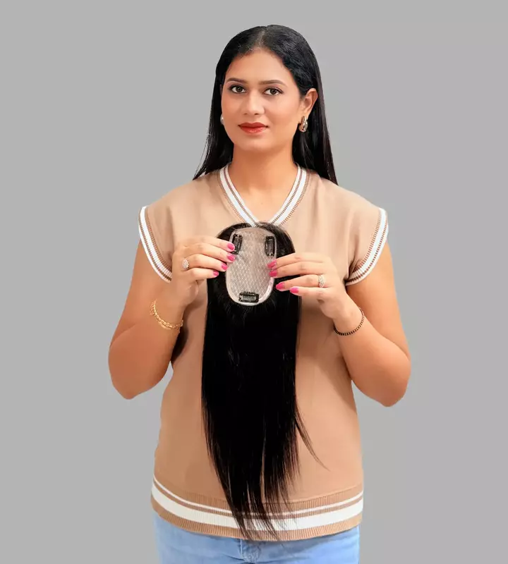 Light Density 3”X4” Hair Topper