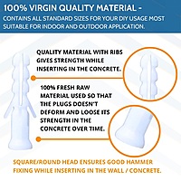 Nylon Plug 1.1/2 inch (10-nos)