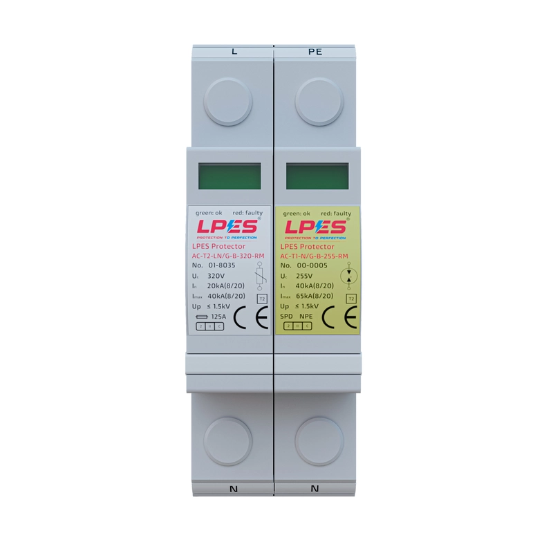 LPES Protector AC-T2-1+1-B-320-RM