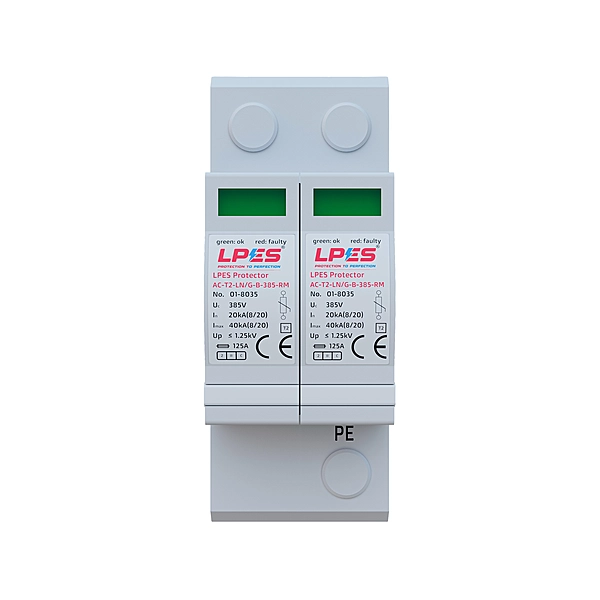 LPES Protector AC-T2-LN/G-B-385-RM