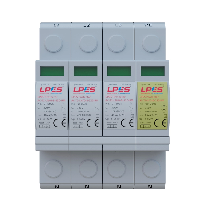 LPES Protector AC-T2-3+1-B-320-RM