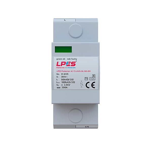 LPES Protector AC-T2-LN/G-SG-385-RM