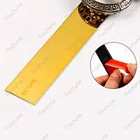 Octune Lustra Flat Profile | Gold, Rose Gold, Black | Self Adhesive