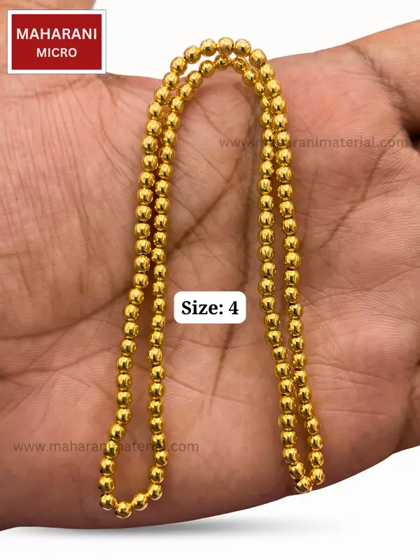 plain micro gold plated ball
