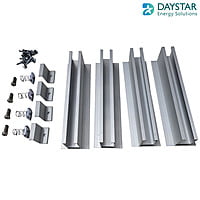 Rooftop Solar Panel Mounting Structure Set - Mono Rail