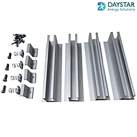 Rooftop Solar Panel Mounting Structure Set - Micro Rail