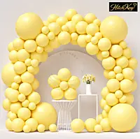 Pastel Yellow Balloons Kit - 40 Pcs