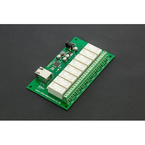 8 Channel Relay Module (RJ45-RLY16, Up to 16Amp) Remotely Control