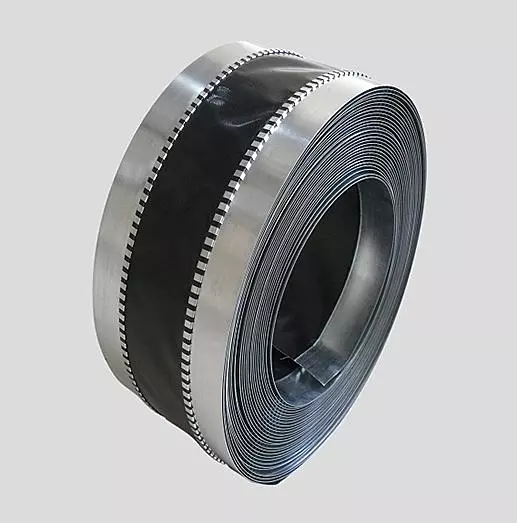Ductfab Neoprene Black Fire Retardent Canvas 150mm Fabric +45mm Metal 25 Rmt.Length ( Per. Sqr. Mtr )