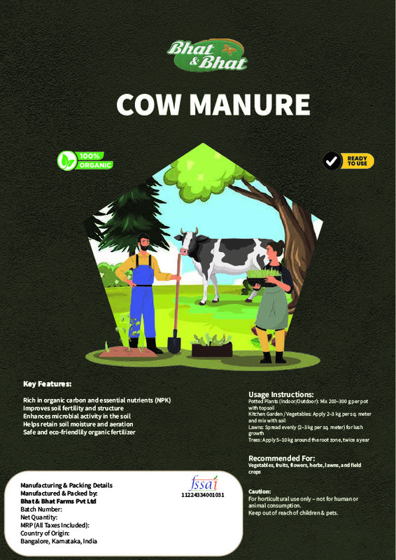 Cow manure- 10Kgs