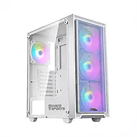 Coconut Core 400M Gaming Cabinet – Mid ATX | White Edition | Efficient Airflow Design | Transparent Side Panel | High-Performance Builder Case