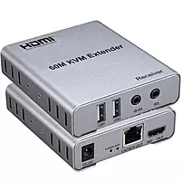 HDMI Extender 60M with KVM Audio Output IR Control Support USB Mouse and Keyboard Extension Over cat5e cat6 Cable,Video Resolution up to 1080p HDMI Extender 60M with KVM Audio Output IR Control Support USB Mouse and Keyboard Extension Over cat5e cat6 Cable,Video Resolution up to 1080p