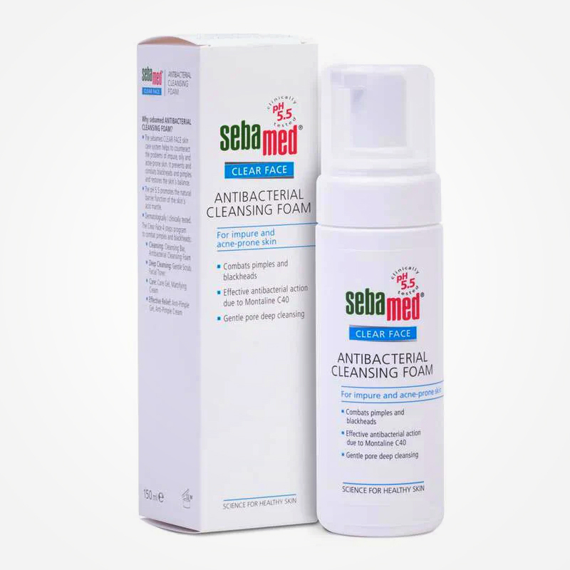 Sebamed Clear Face Cleansing Foam for Impure and Acne-Prone Skin