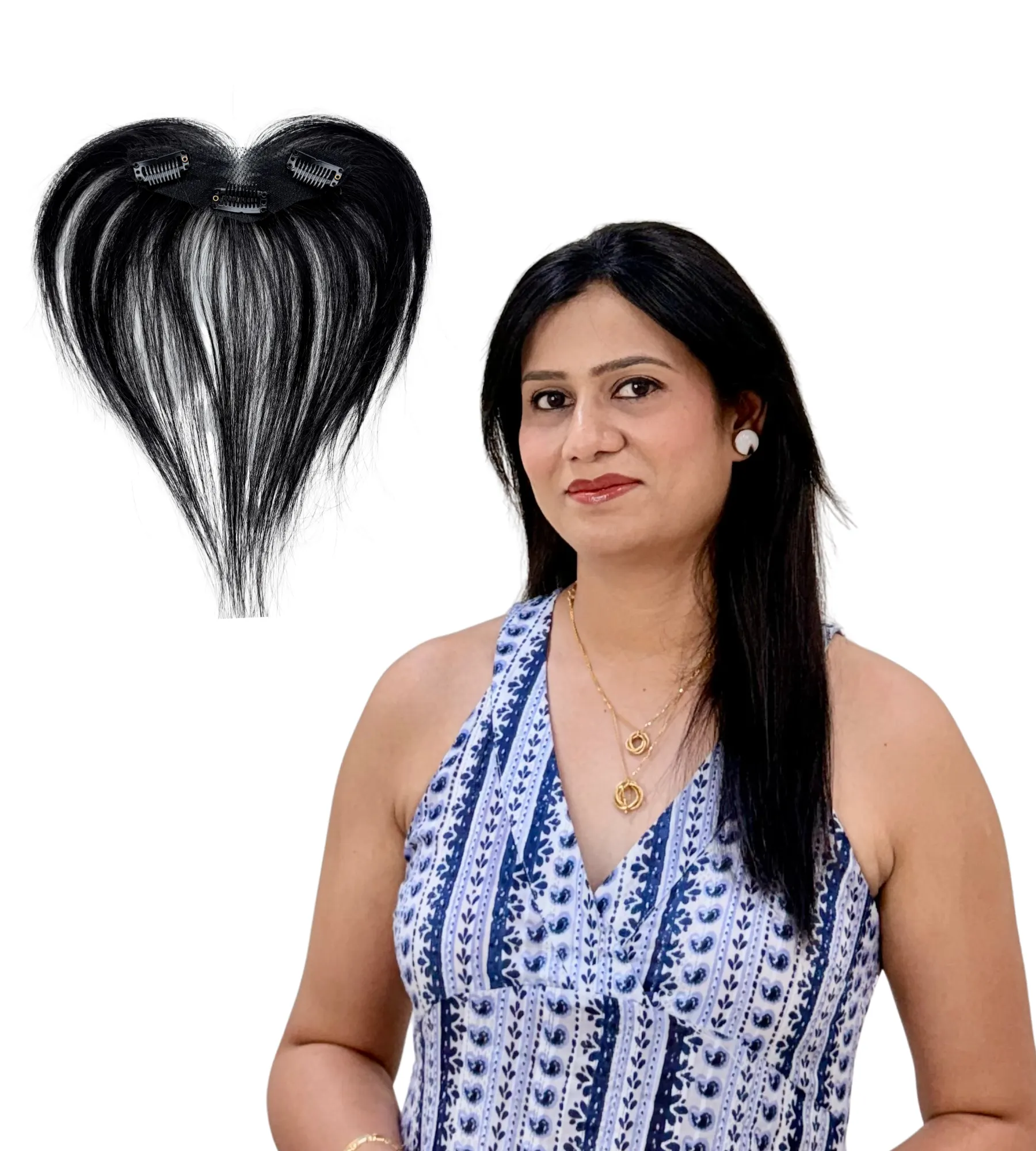 3 Clip Front Hair Line Fringes