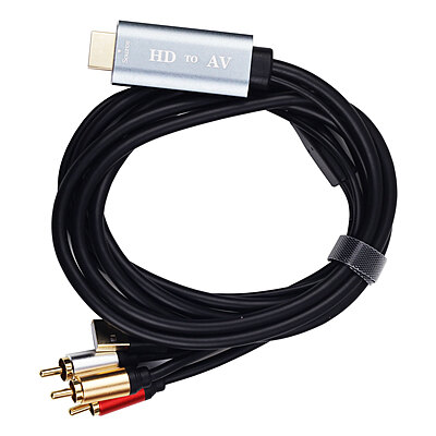 Hdmi to AV Cable Convert Digital HDMI Signal to Composite Audio Video Signal