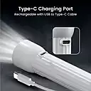 Portronics 2507 Eco Glow Mini Rechargeable Torch – 3W | Flasher | 800mAh Battery | White