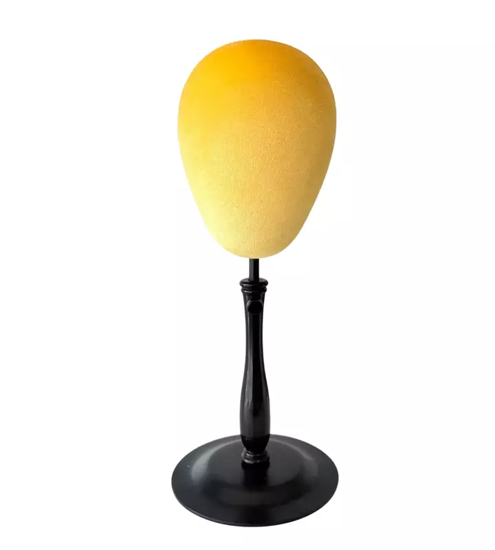 Velvet Head Mannequin - Wig Stand