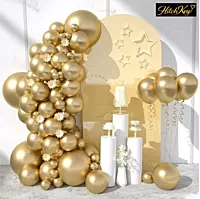 Chrome Gold Balloons - Pack of 20
