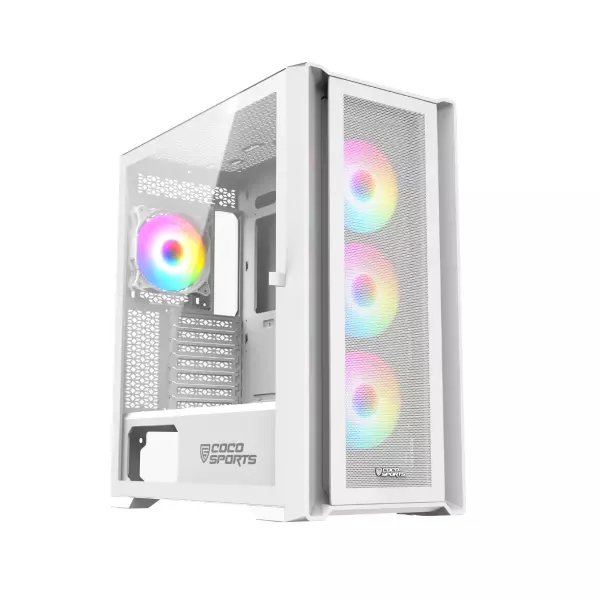 Coconut Rampage 5000D White E-ATX Gaming Cabinet