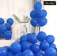 Metallic Blue Balloons Kit - 50 pcs