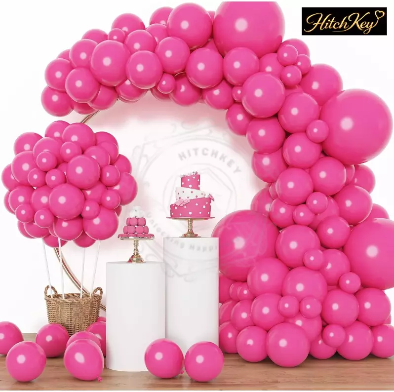 Metallic Pink Balloons Kit - 40 pcs