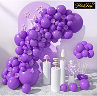Metallic Purple Balloons Kit - 80 pcs