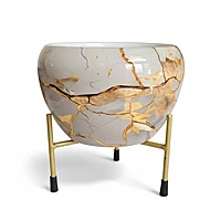 Marble Effect Gold Vein
