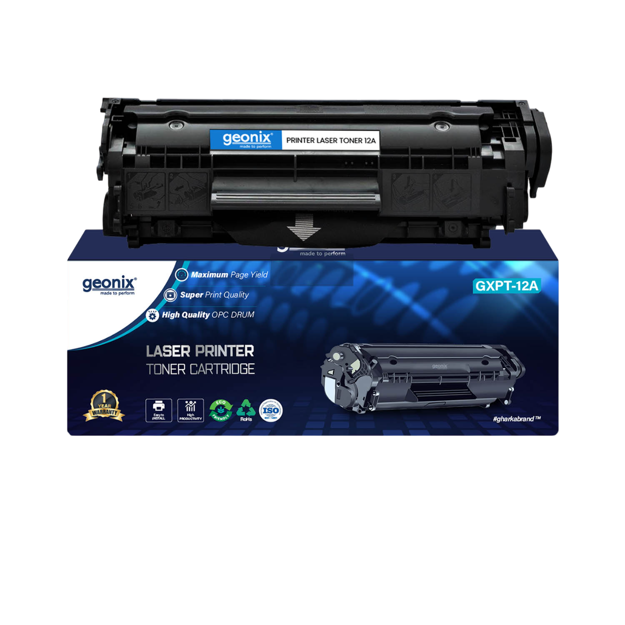 Geonix Laser Printer Toner Cartridge 12-A