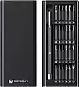Portronics 2975 Bit Box Tool Kit – 24-in-1 Tool Kit | T2–T10, H1.5–H2.0, Flat 1.5–3.0, U2.6 | Black
