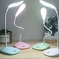 LED Desk Lamp with Flexible Gooseneck, Touch Switch, USB Powered, Study Table Light, Blue, Pink, Green, White