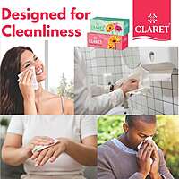 Claret Trifold Paper Towel