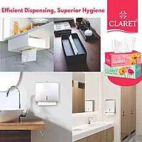 Claret Trifold Paper Towel