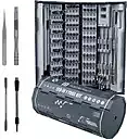 Portronics 3097 Bit Box 2 Tool Kit – 128-in-1 Magnetic Tool Kit | Fold Box | Black