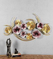 Abstract Floral Design, Elegant Accent for Living Room, Bedroom, Office, Hallway