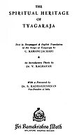 The Spiritual Heritage of Tyagaraja